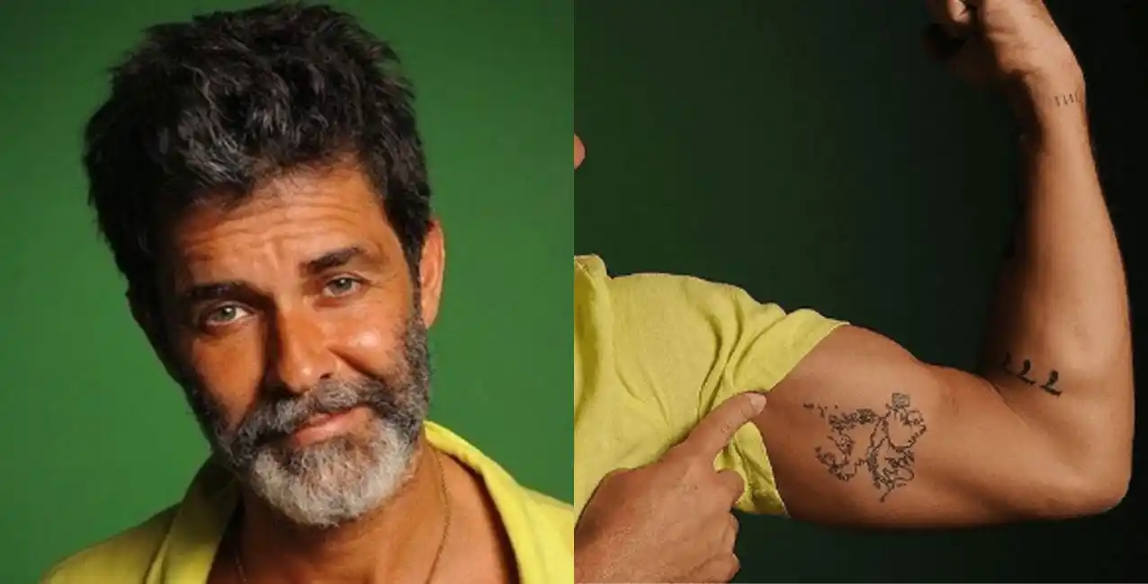 El actor Mariano Martínez se tatuó las Islas Malvinas