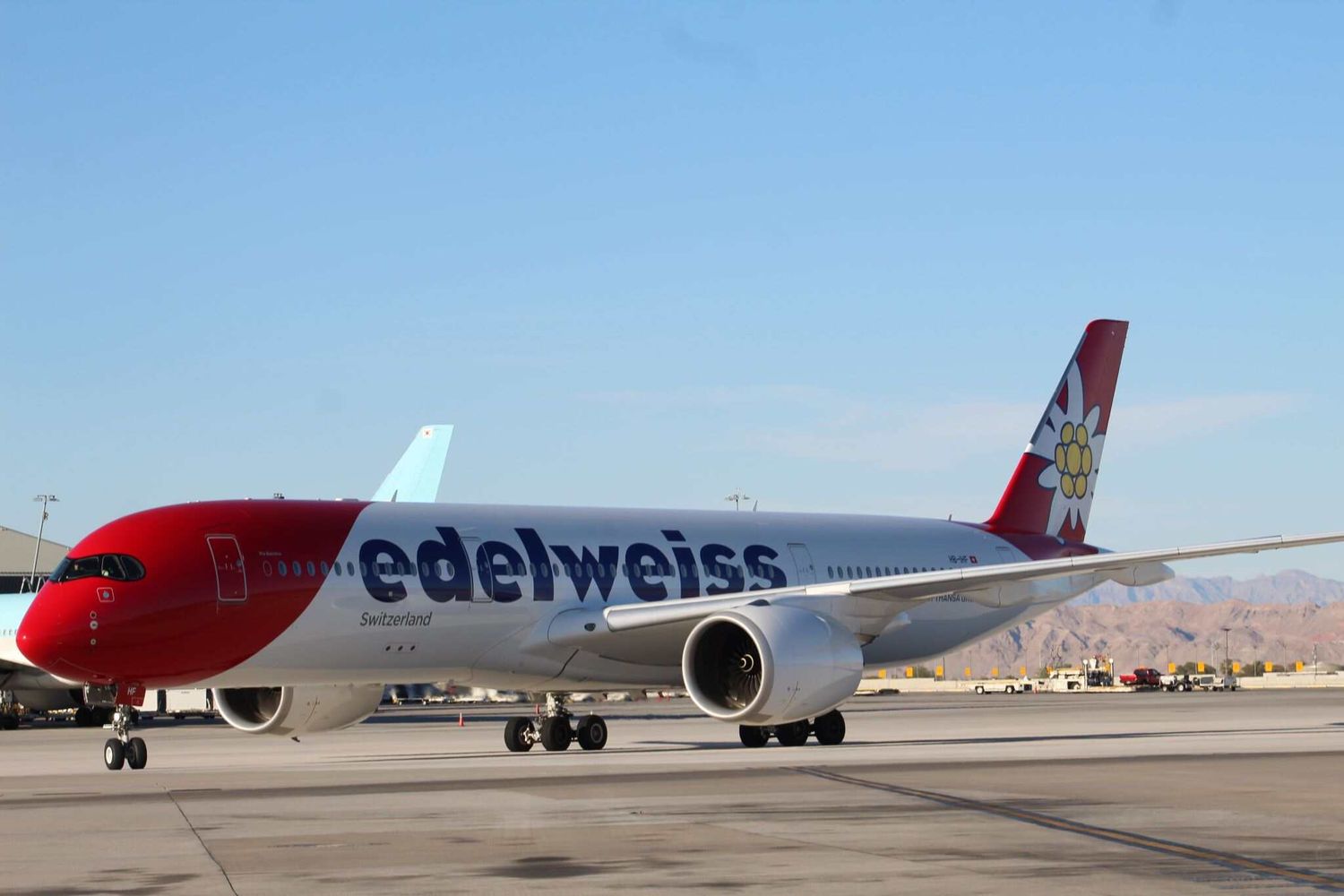 Las Vegas se convirtió en el primer destino de larga distancia del Airbus A350 de Edelweiss