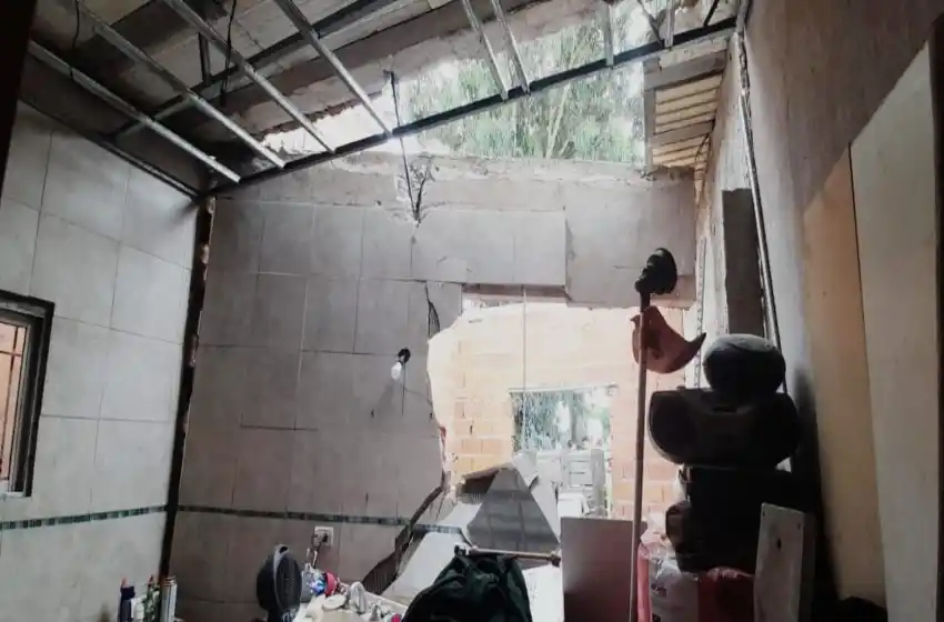 Explotó una garrafa de gas y el dueño de la casa resultó herido