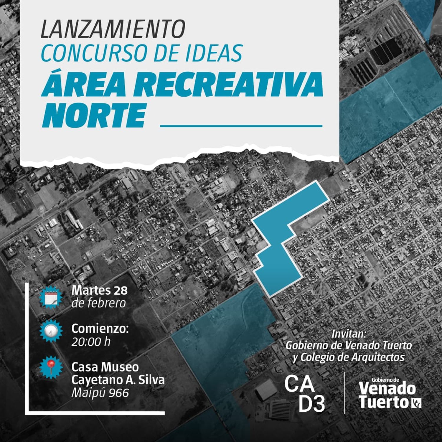 Lanzarán concurso de ideas para desarrollar en el Área Recreativa Norte de Venado Tuerto