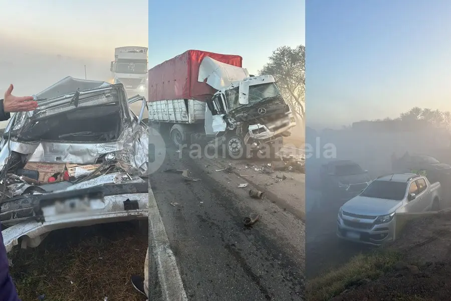 Tragedia: falleció uno de los heridos tras el grave choque en cadena en Ruta Nacional 34