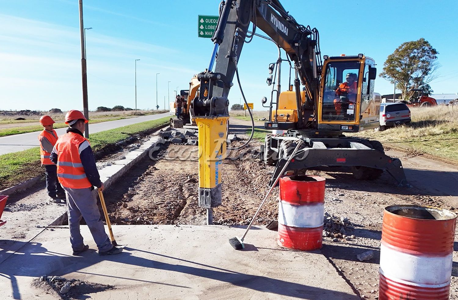 Reparaciones. Se realizan en la avenida Circunvalación desde la ruta 86 hacia la 227