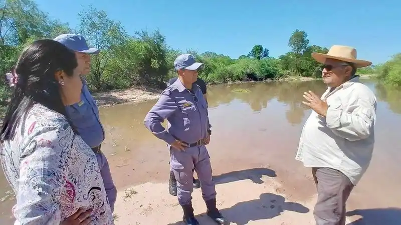 En Ingeniero Juárez realizan relevamiento 
territorial ante la crecida del río Bermejo