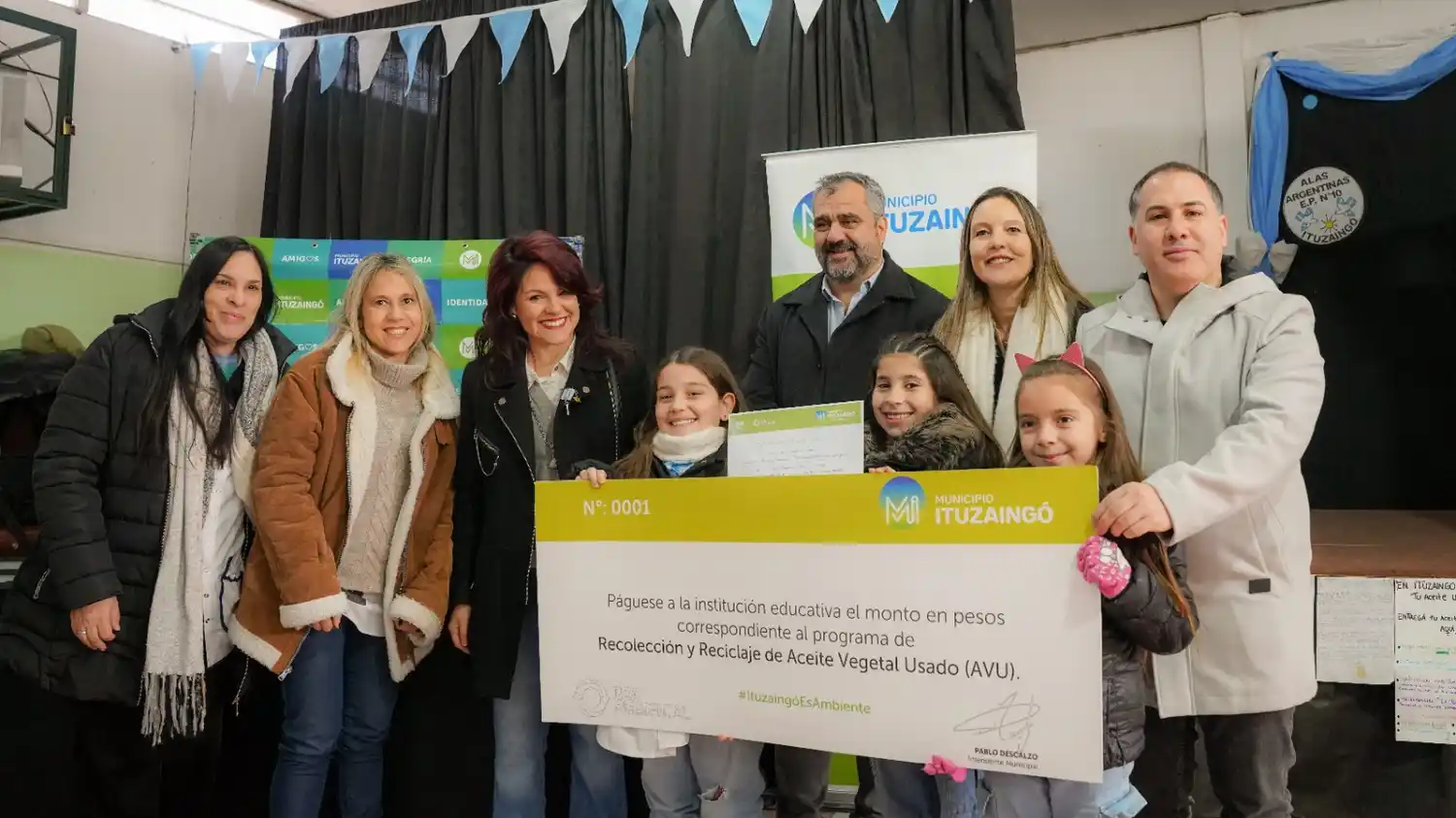 Ituzaingó: El programa de Recolección de Aceite Vegetal Usado recaudó más de 3 millones de pesos para escuelas locales