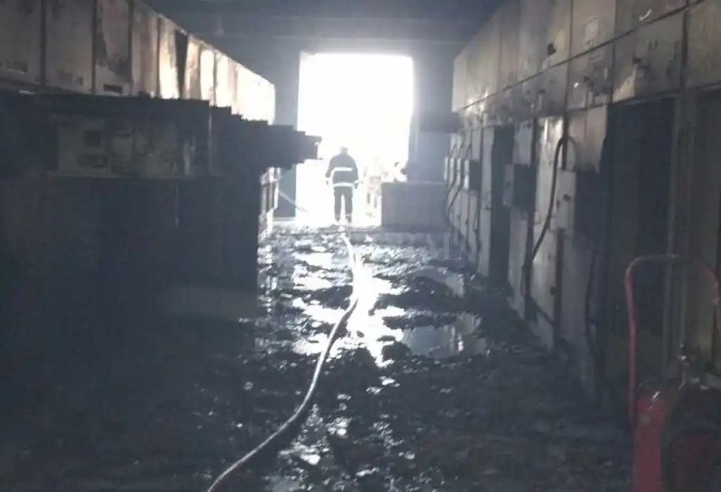 Un rayo dejó sin luz a Esperanza