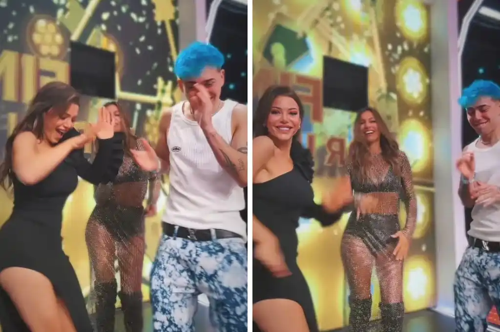 Evangelina Anderson y Pampita bailaron al ritmo de Luck Ra.