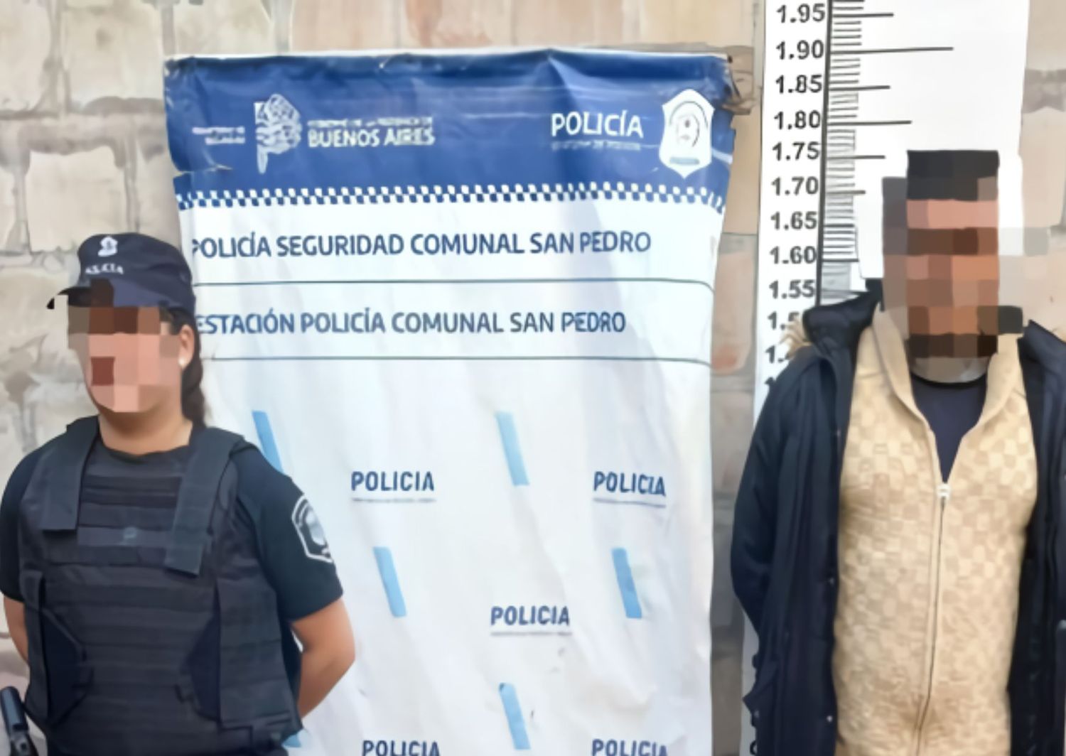 El sujeto fue aprehendido y trasladado a Comisaría local.