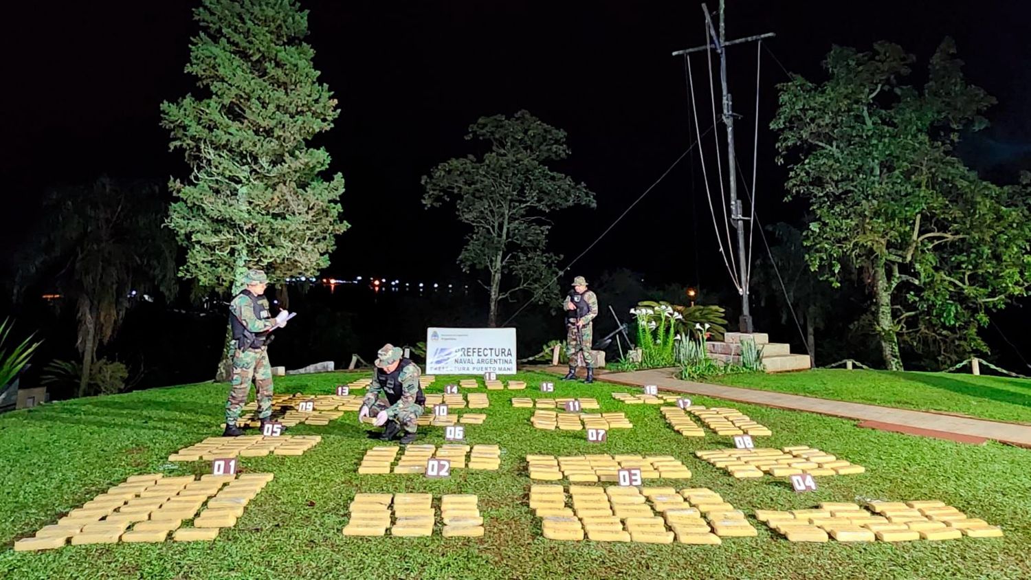 Prefectura secuestró más de 288 kilos de droga en Misiones