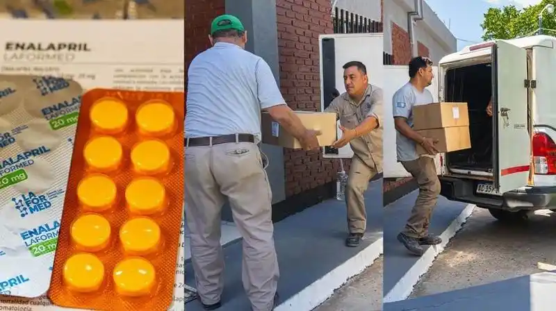 Laformed entregó los primeros lotes de 
comprimidos de Enalapril y Amlodipina