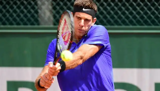 Roland Garros: Del Potro pasó a tercera ronda por la lesión de Almagro