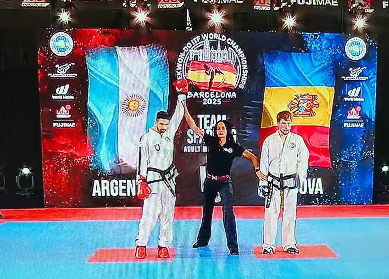 Tomás Maimone, figura del Mundial de Taekwondo ITF en Barcelona: seis medallas para el marplatense