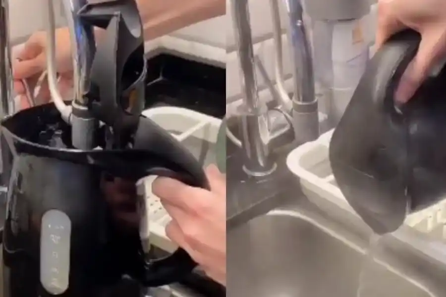 Mostró el truco definitivo para limpiar la pava eléctrica y se volvió viral: “No, no es con vinagre”