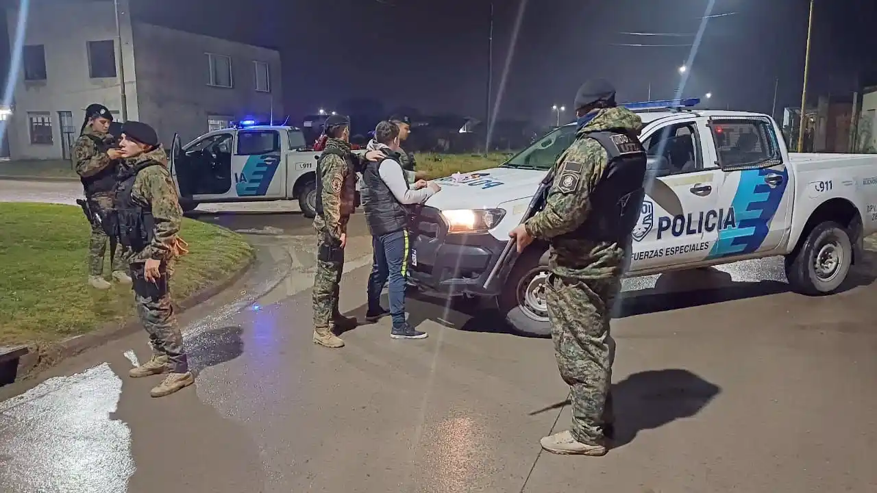 Operativo. En Adolfo Gonzales Chaves