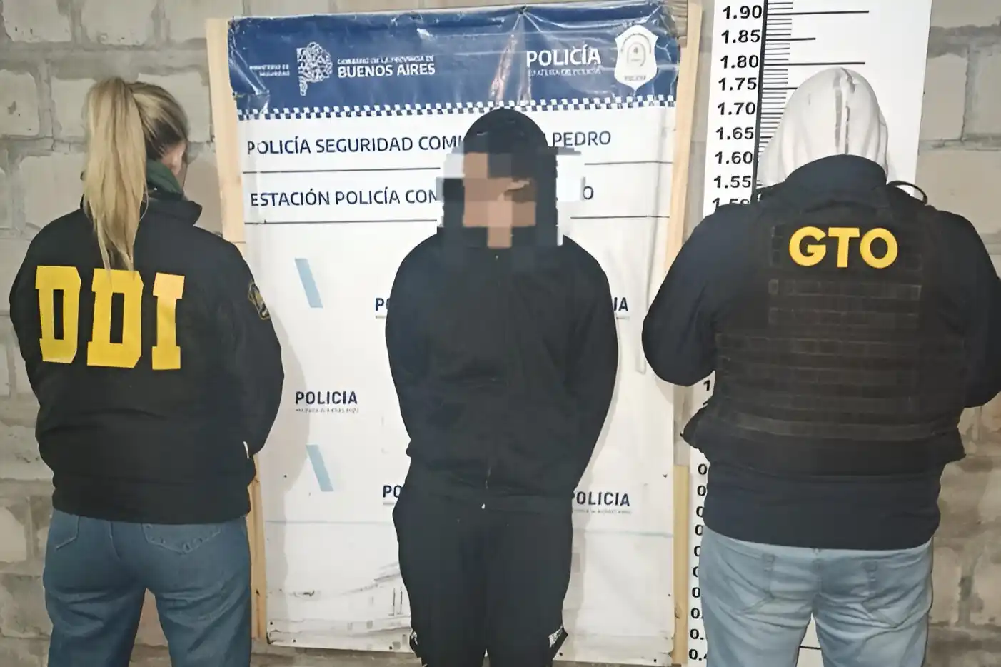 El detenido quedó a disposición de la Justicia.