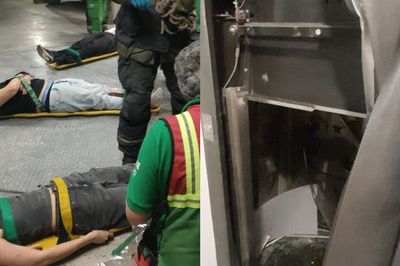 Palermo: cayó un ascensor desde el 7mo. piso y nueve jóvenes debieron ser rescatados