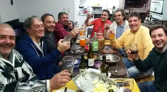 La alegría de poder volver a compartir reuniones