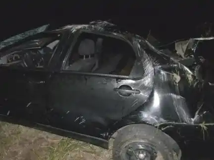 Cuatro personas sufrieron lesiones leves tras un vuelco en la Ruta Nacional 14 