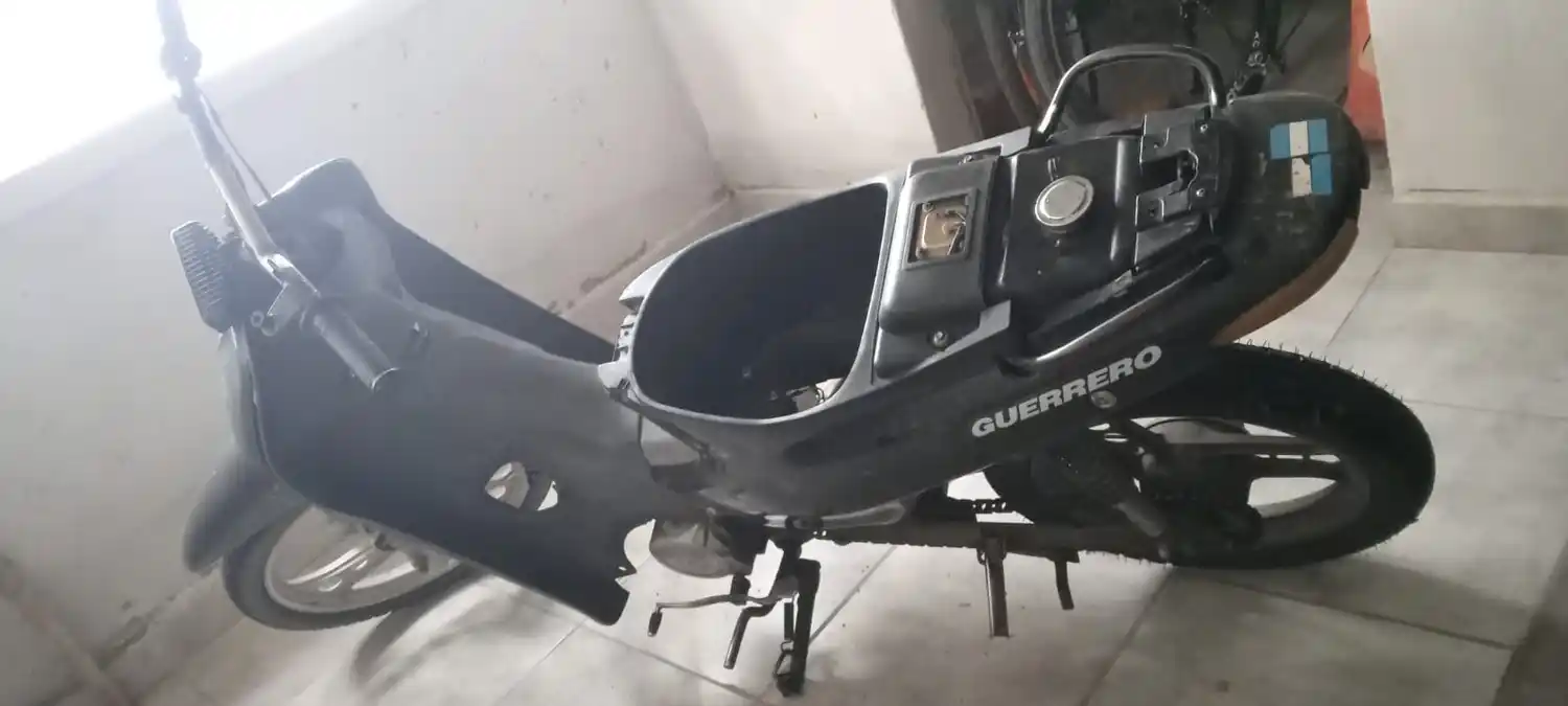 El birrodado incautado por la policía.