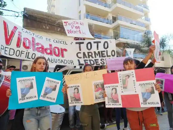 Tras la marcha frente a Tribunales, la hermana  de la víctima hizo duras declaraciones