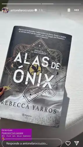 Antonela compartió con sus fans las lecturas que ama