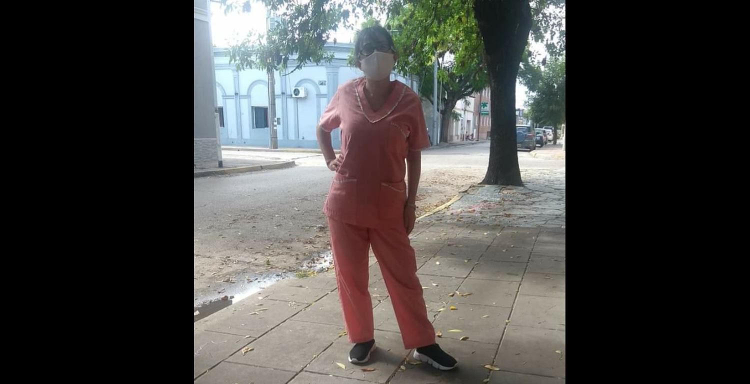Euge se recibió de enfermera