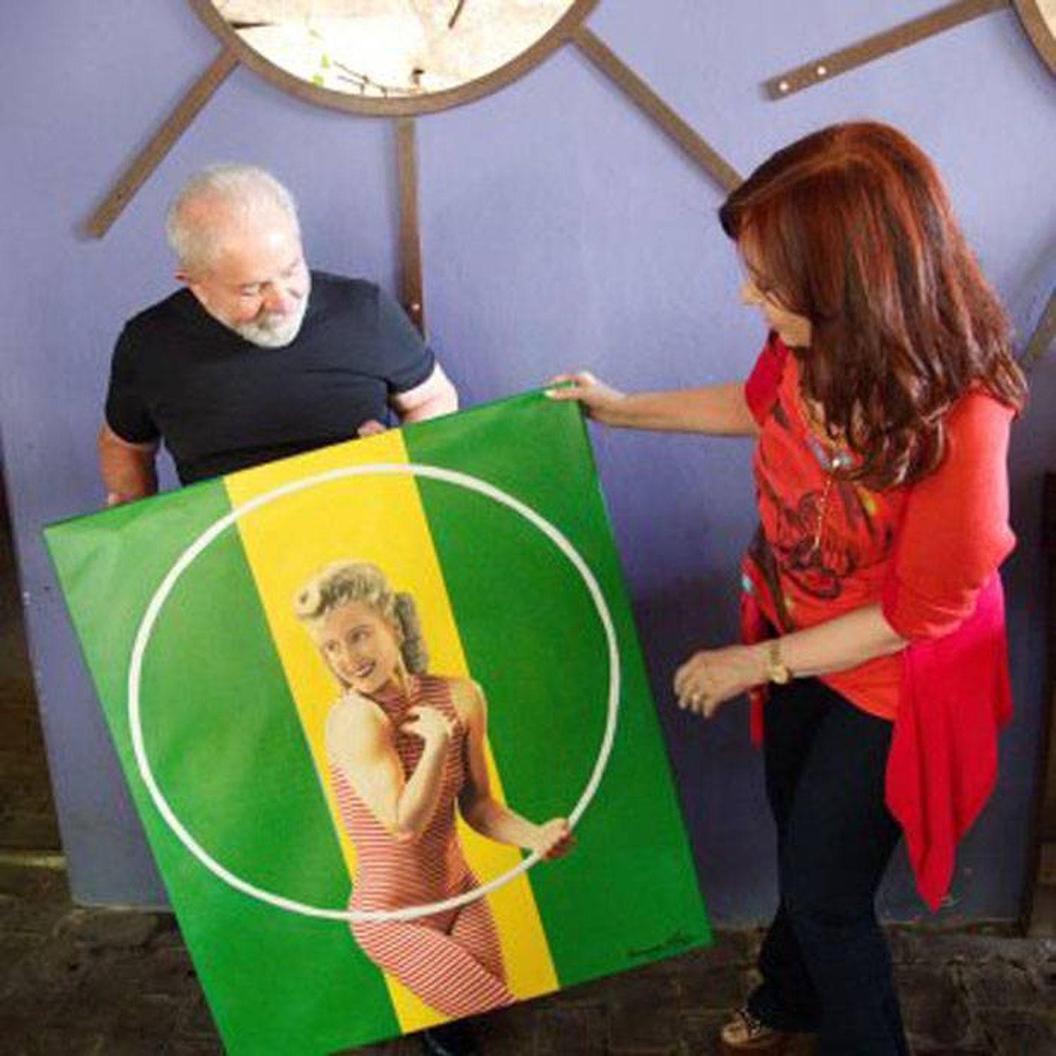 El regalo de Cristina  que Lula se lleva a Brasil