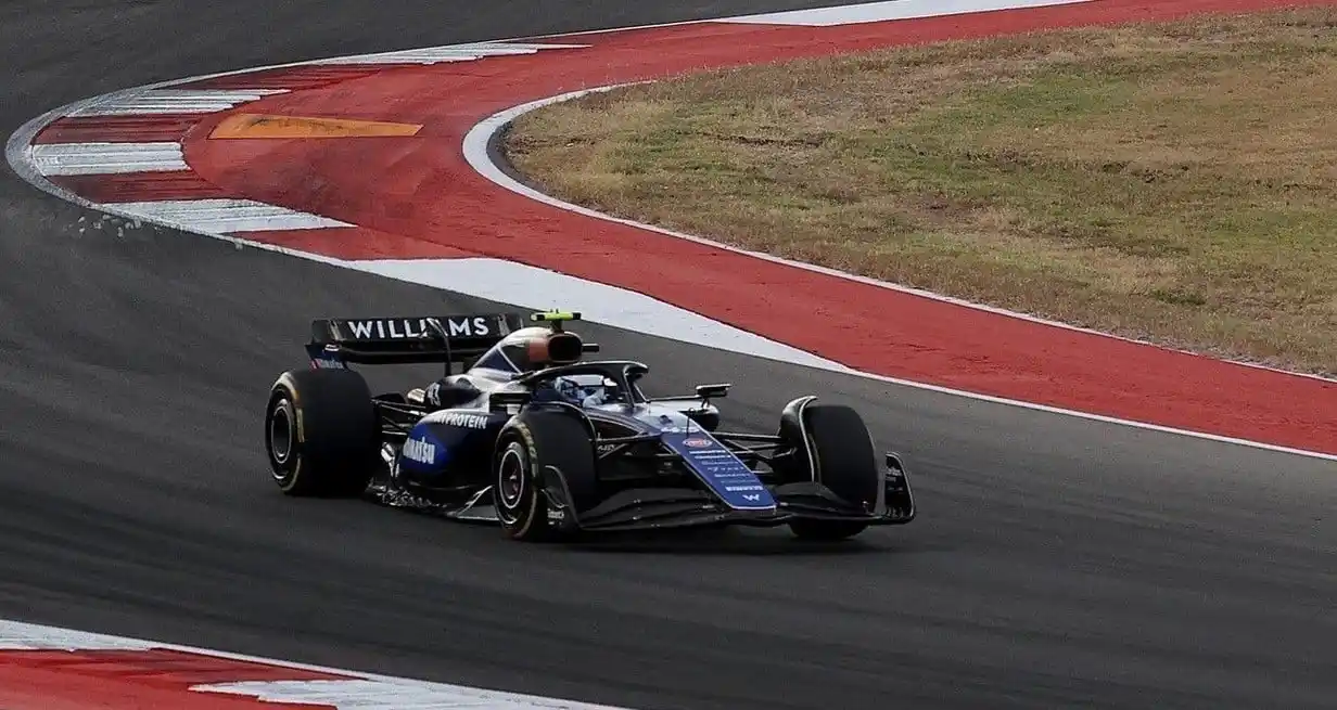 Franco Colapinto en el Circuito de las Américas de Austin.