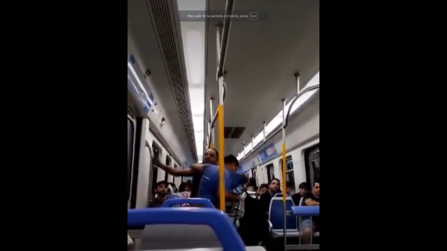 El tren se dirigía a la Estación de La Plata.
