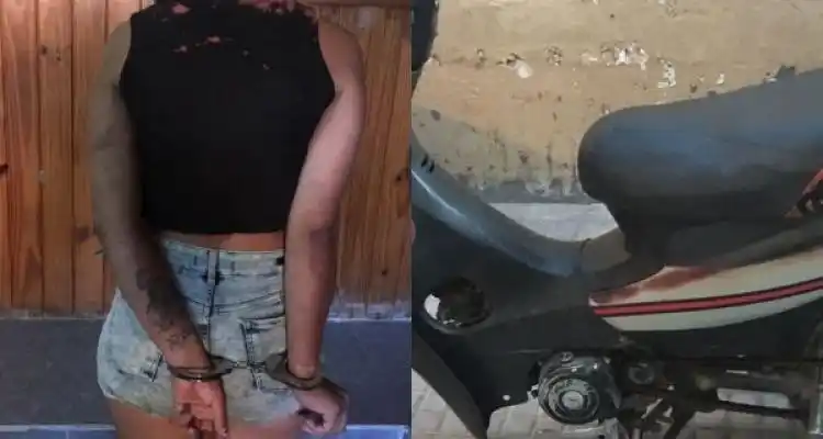 Cómo fue la detención de la “motochorra”