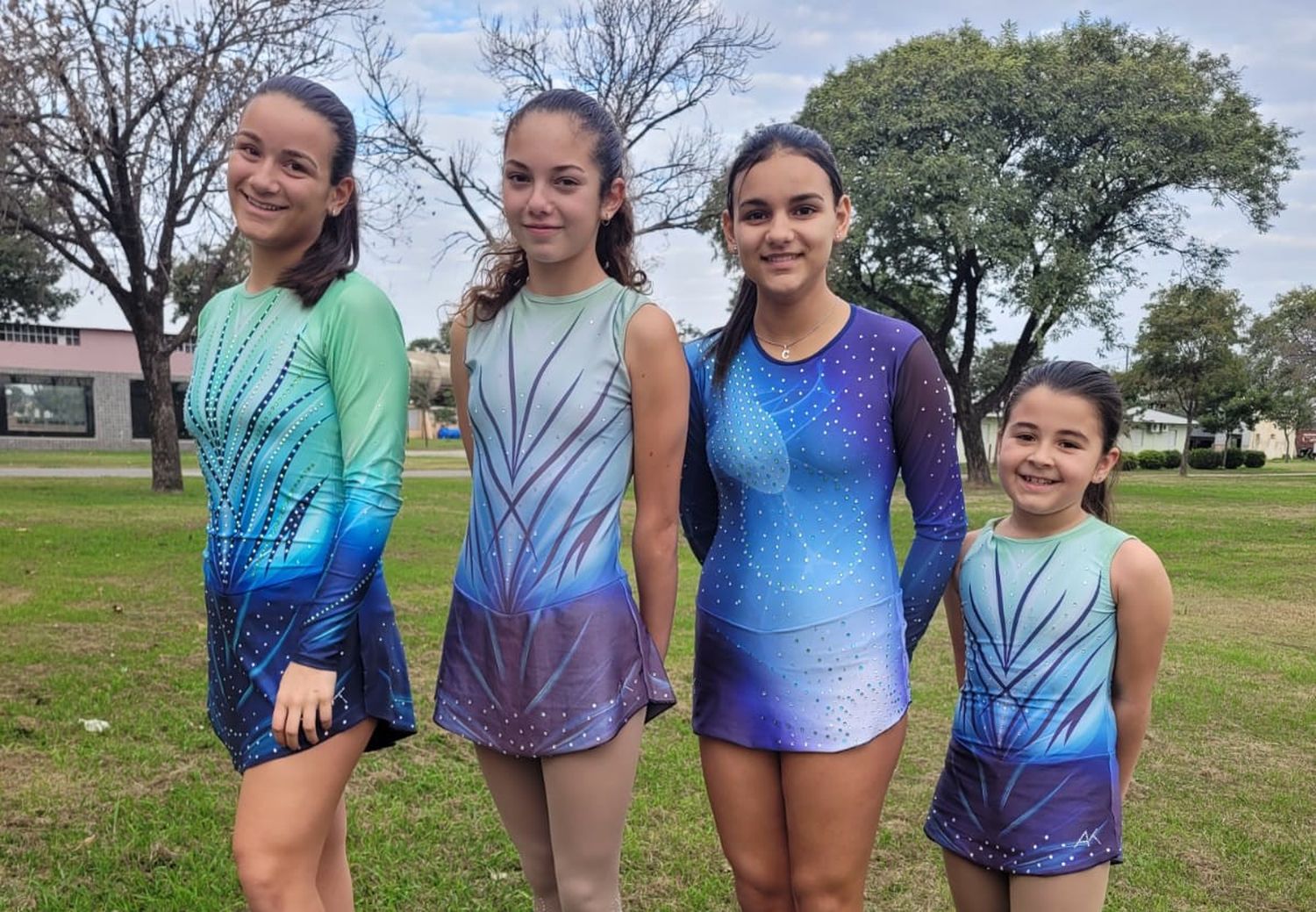 Las patinadoras de "Musical Show"