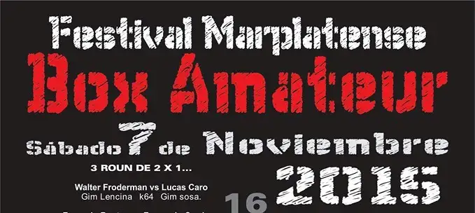 El box amateur y otra cita imperdible