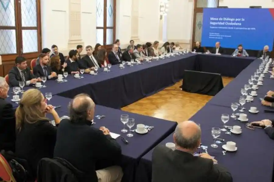 Mesa de Diálogo por la Seguridad Ciudadana: la próxima semana se realizará el tercer encuentro