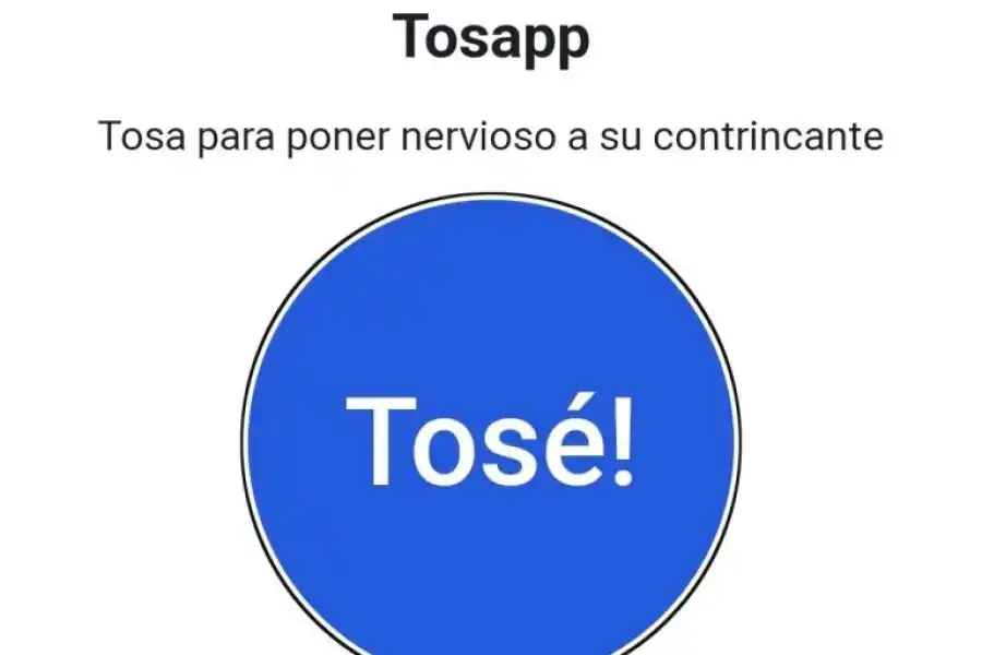 Qué es "TosApp", la app para toser "como Massa y sus tosedores"