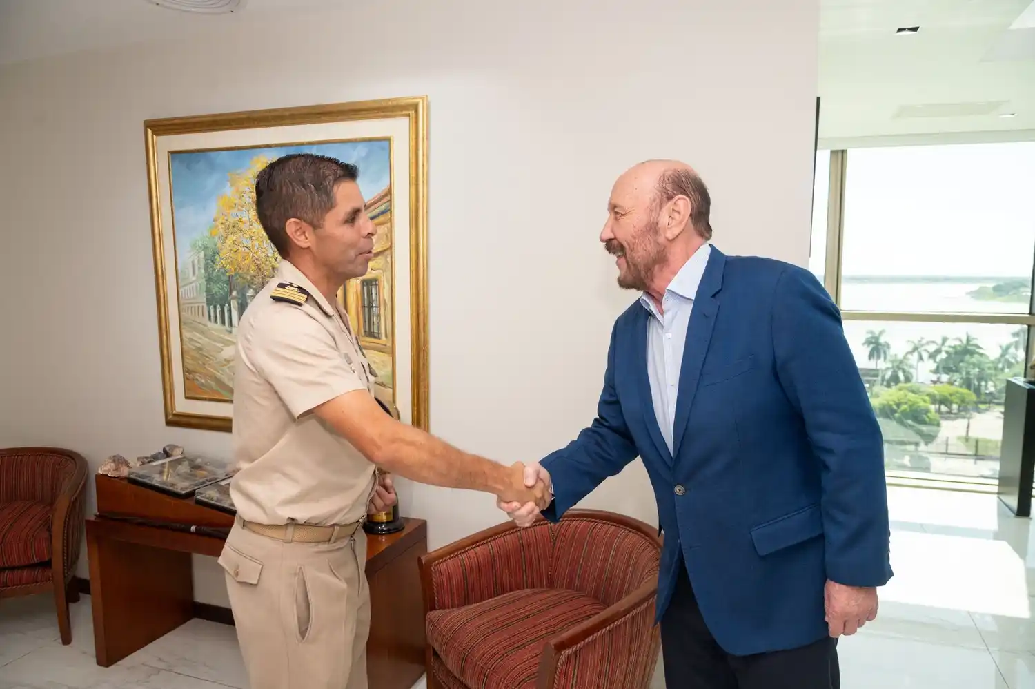 El gobernador Insfrán recibió al nuevo jefe de Prefectura de Formosa