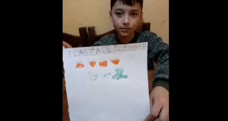 Mateo dice “Basta de quemas”