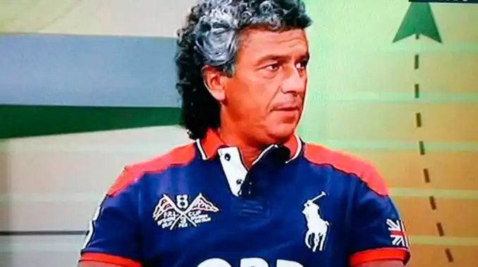 ¿No se dio cuenta? Gorosito usó una desafortunada remera para el 2 de abril