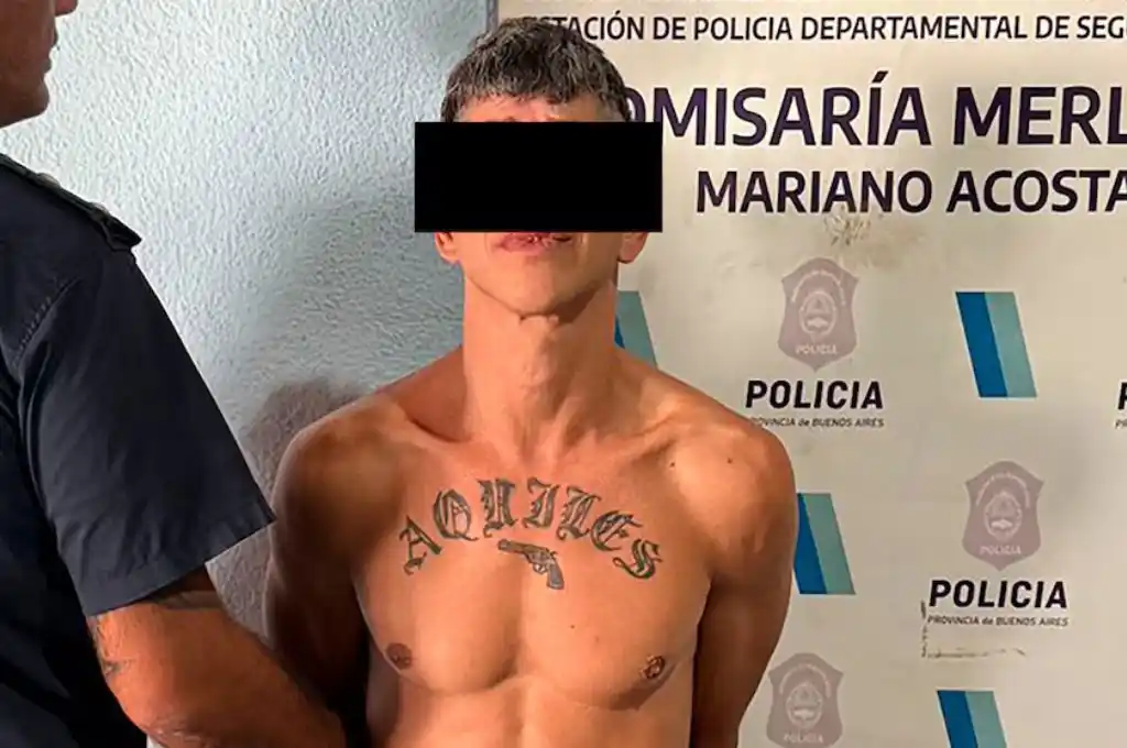 El cartonero fue identificado y detenido por la Policía Bonaerense.