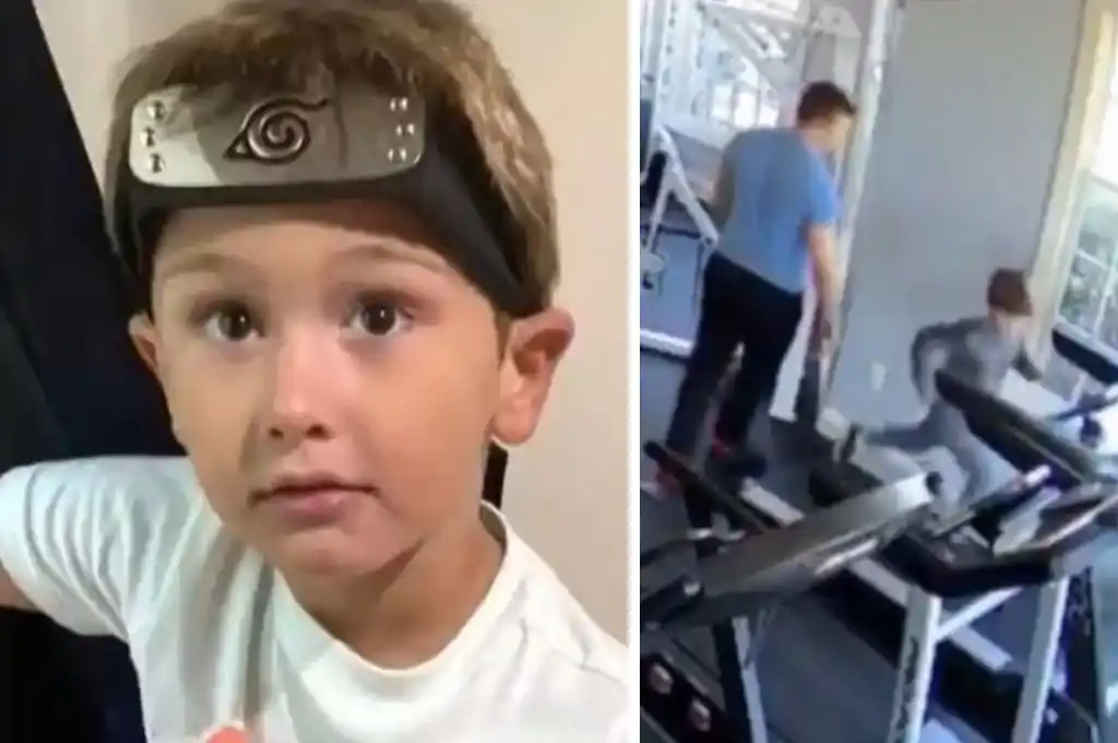 Christopher Gregor de 31 años, y su hijo, Corey Micciolo