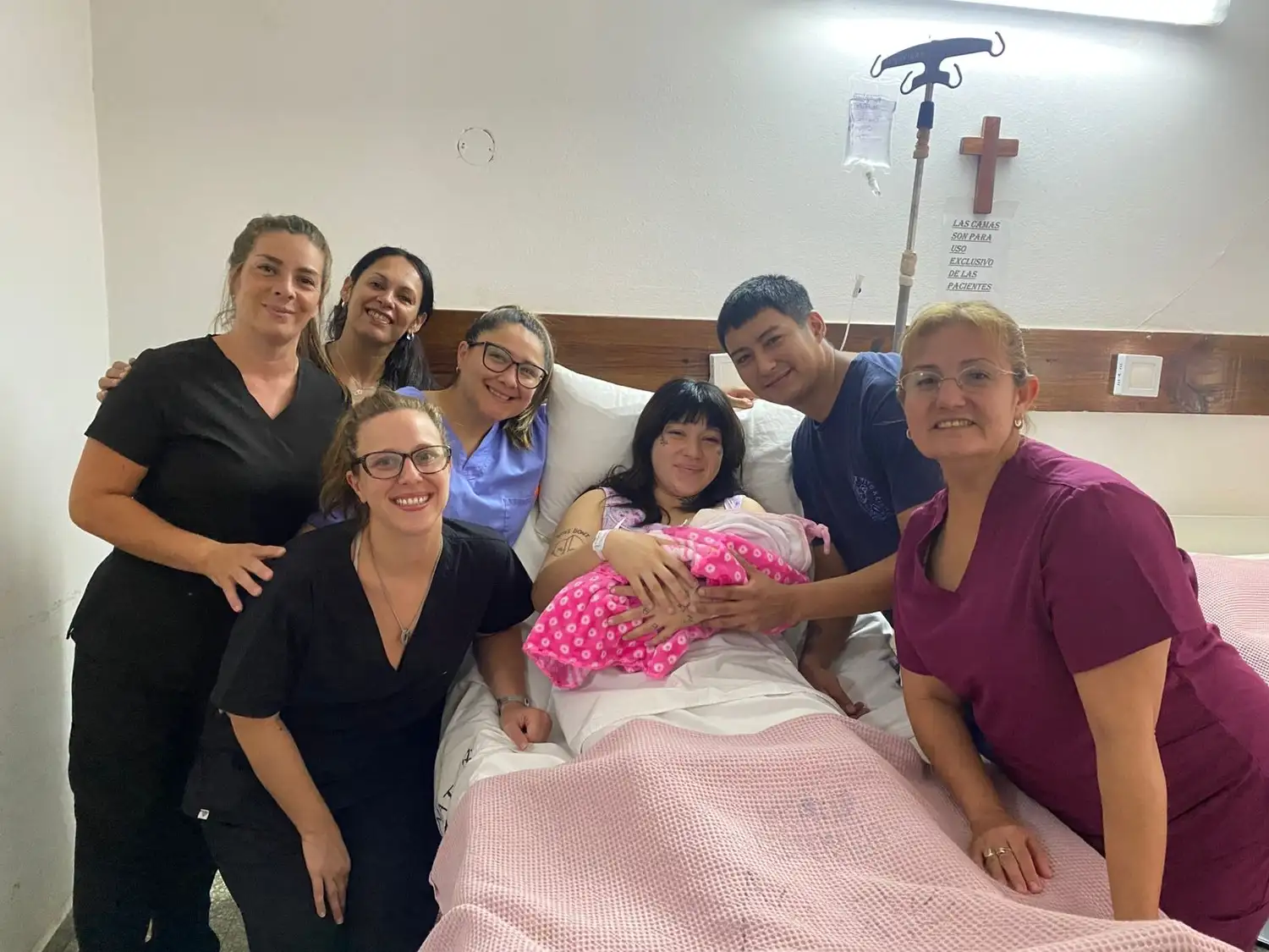 Hadda Maidana fue la primera beba nacida del año en Gualeguaychú