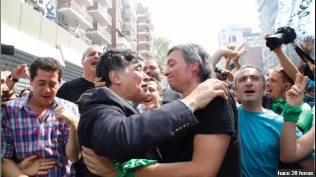 Tras ser liberados, Zannini y D´Elía participaron de la marcha con el kirchnerismo
