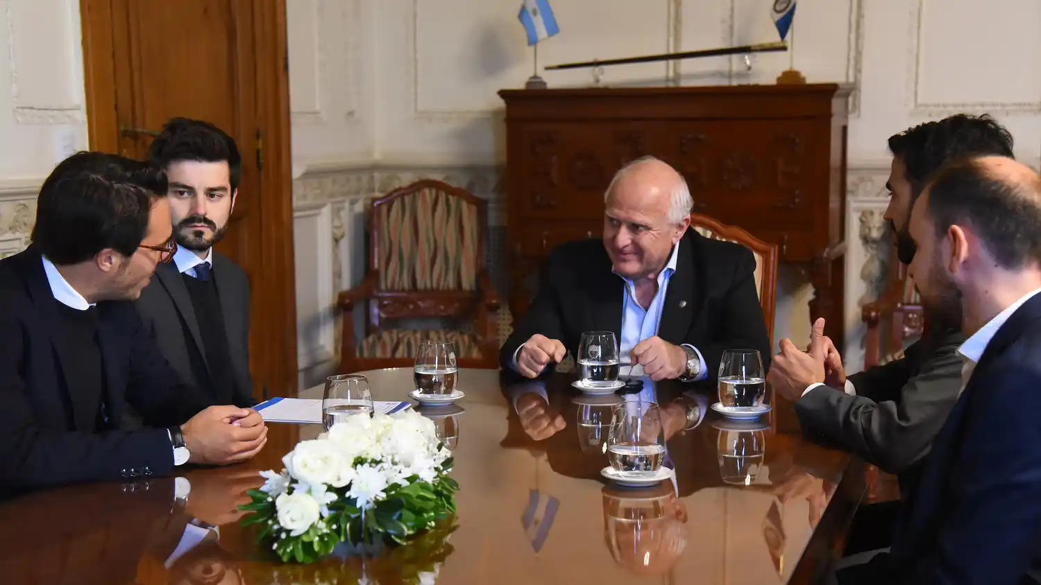 Gobierno Abierto: Lifschitz recibió a la comitiva de la OCDE