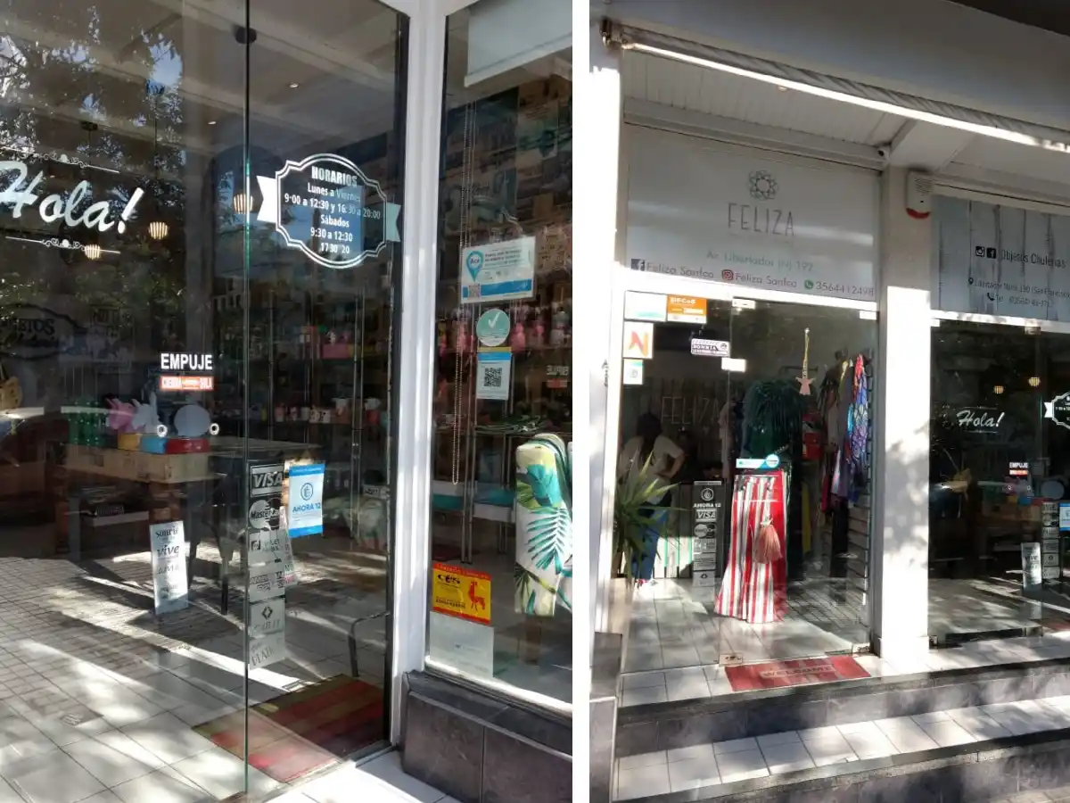Intentaron abrir dos negocios  para robar, pero no pudieron 