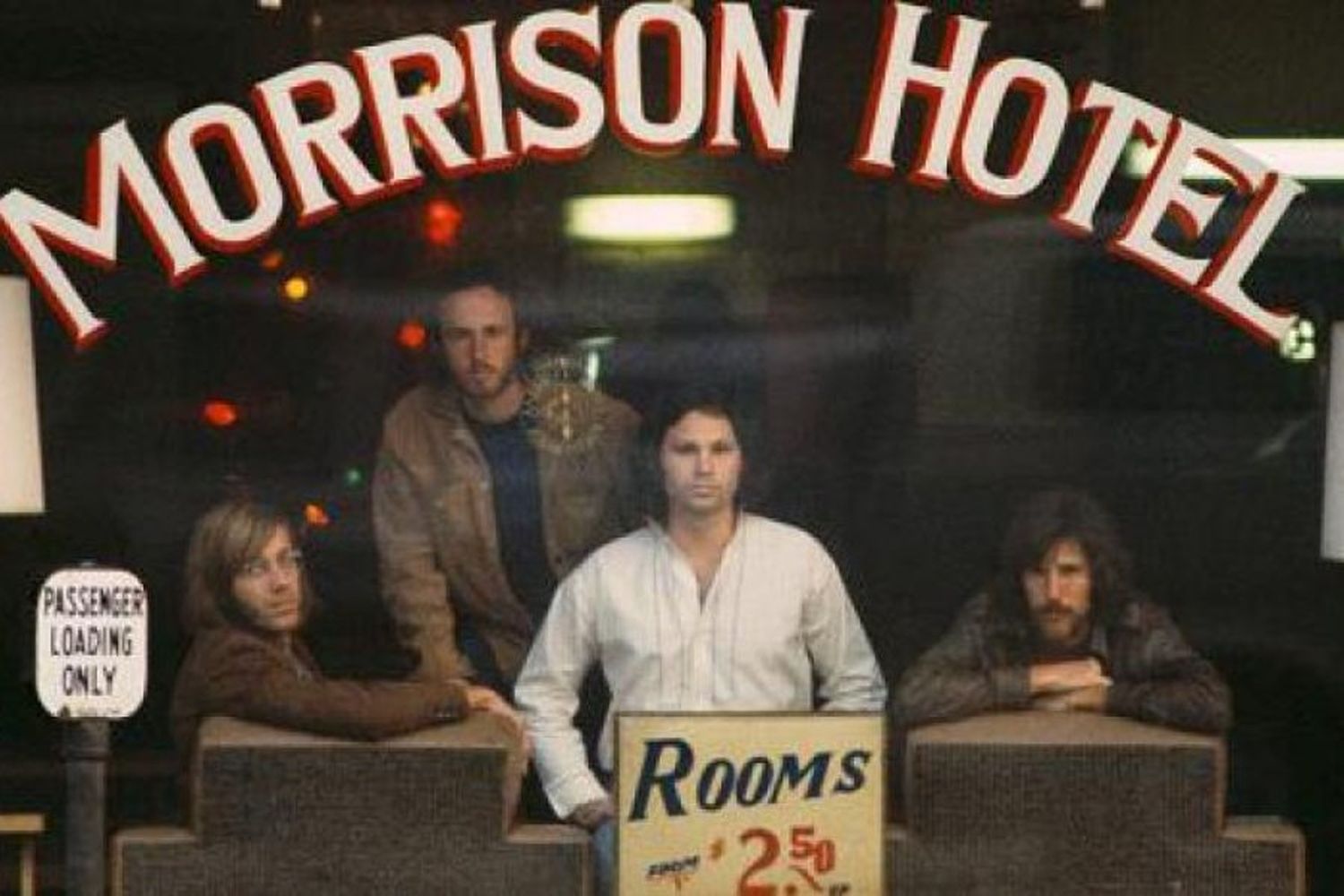 La icónica portada del disco Morrison Hotel de The Doors