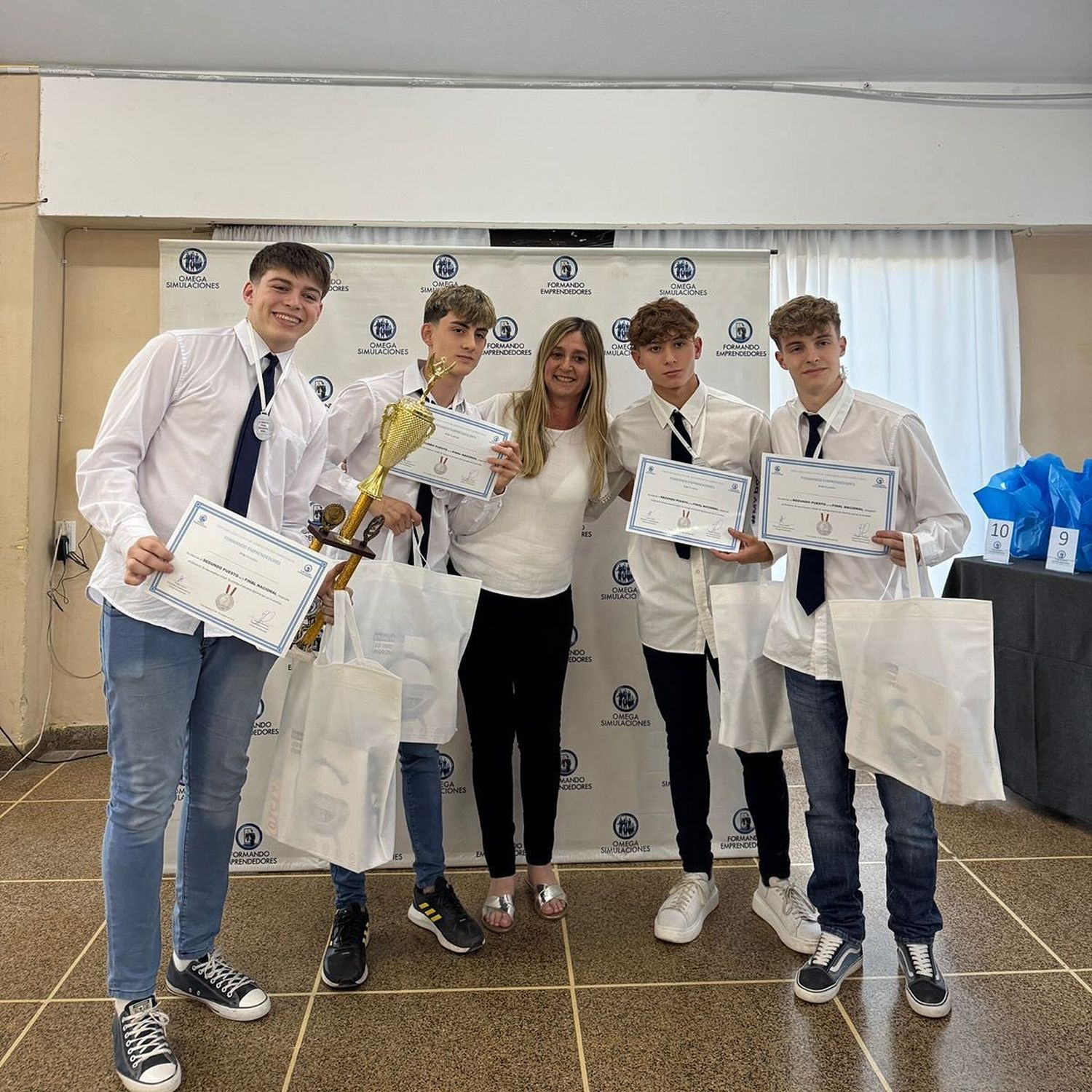 El proyecto "JUJU Tío Rico” de los alumnos de la Escuela Técnica N° 287 “Jorge Newbery” se quedó con el segundo lugar. Foto: Gentileza.