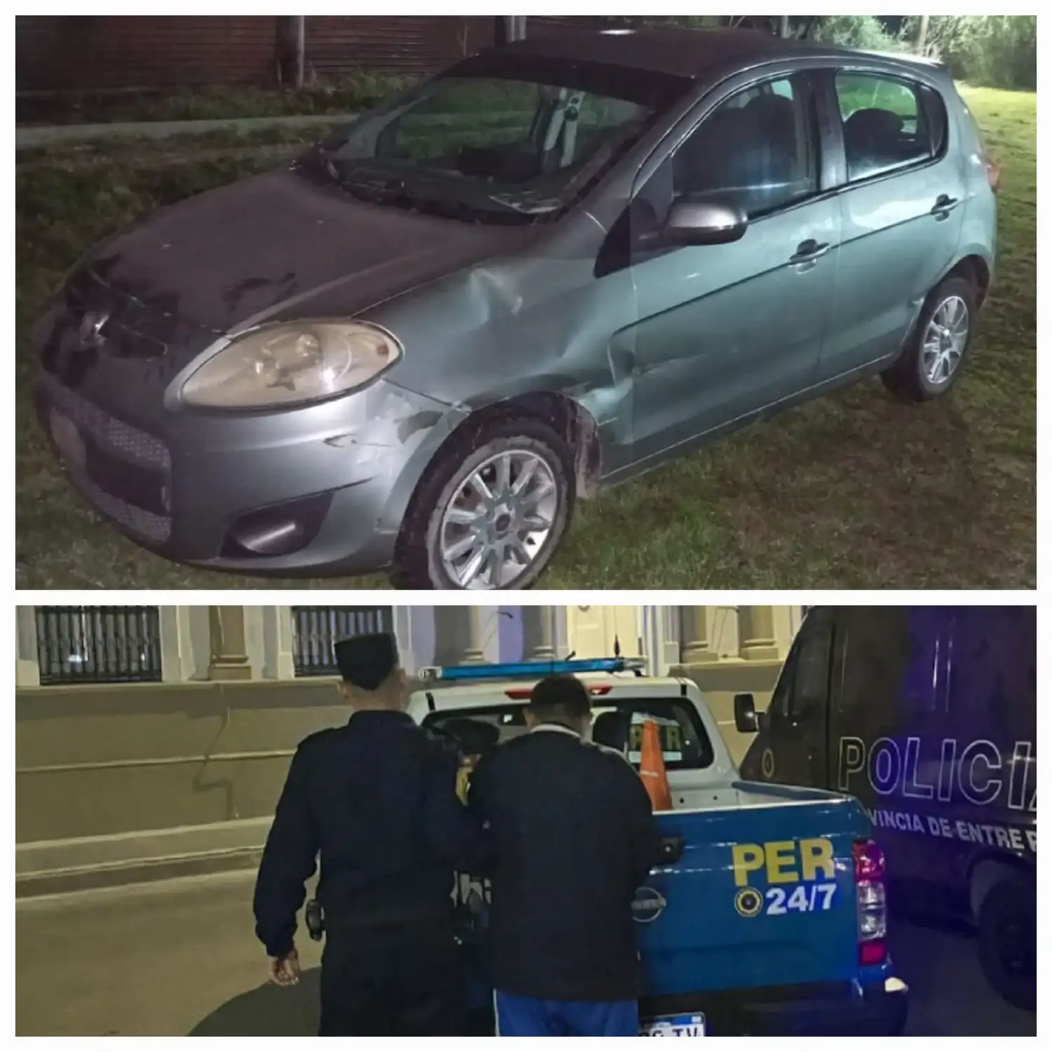 Hallaron en Strobel un auto robado horas antes en Crespo