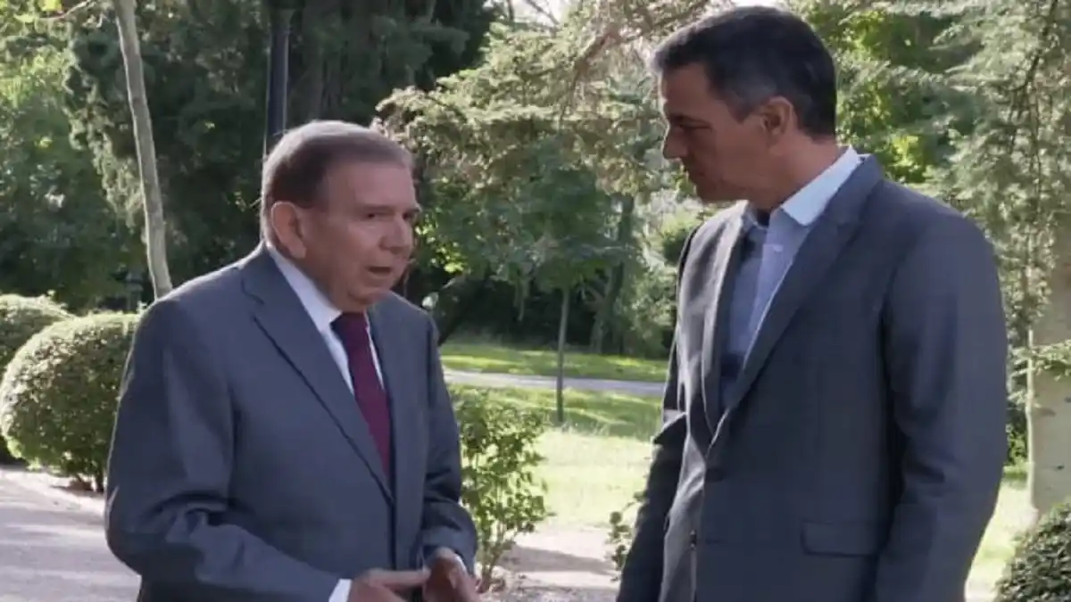 Pedro Sánchez se reunió «EN PRIVADO» con Edmundo González: «España sigue trabajando en favor de la democracia»