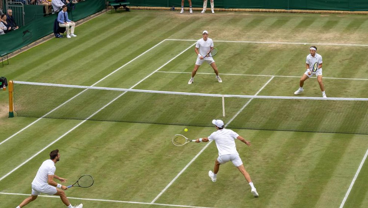 Zeballos a semifinales en Wimbledon