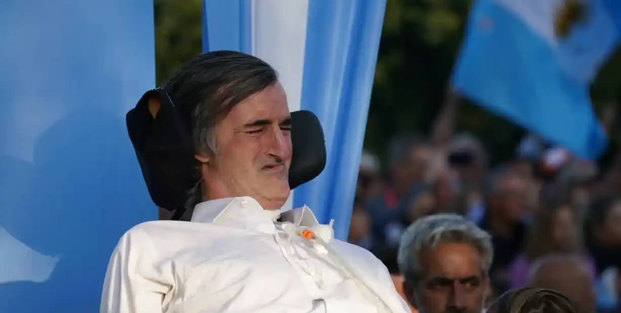 El exdirigente del PRO convive con ELA desde 2021.