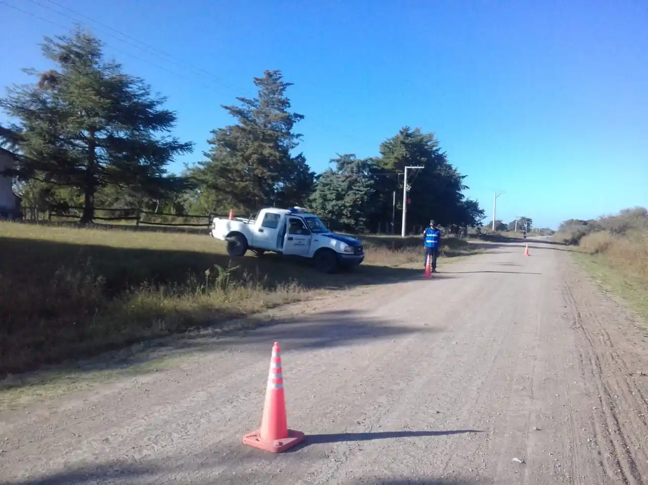 Iba en moto y embistió un animal vacuno