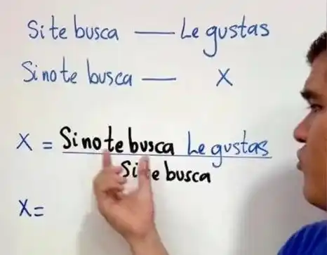 La fórmula matemática para saber si le gustás a alguien o no